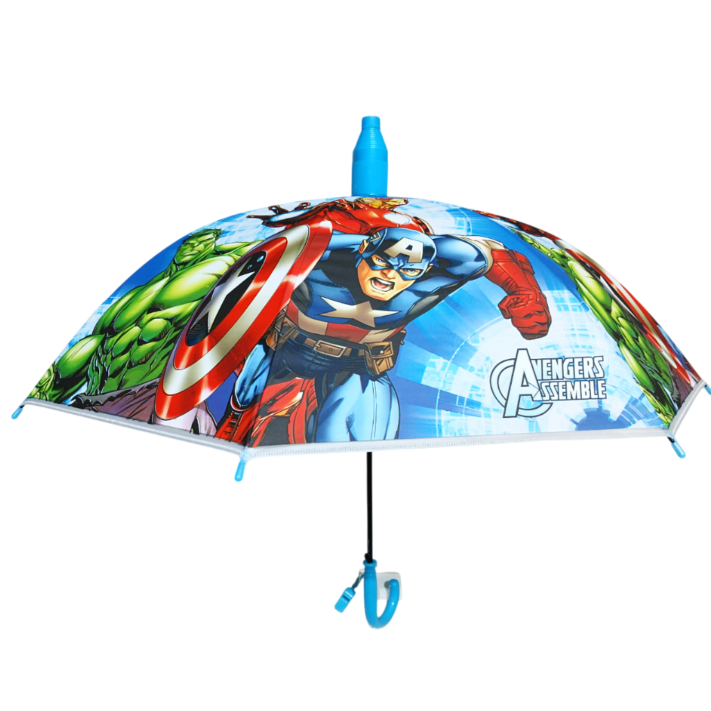 Ninos Superhero Umbrella Design For Kids- Blue (Design May Vary)