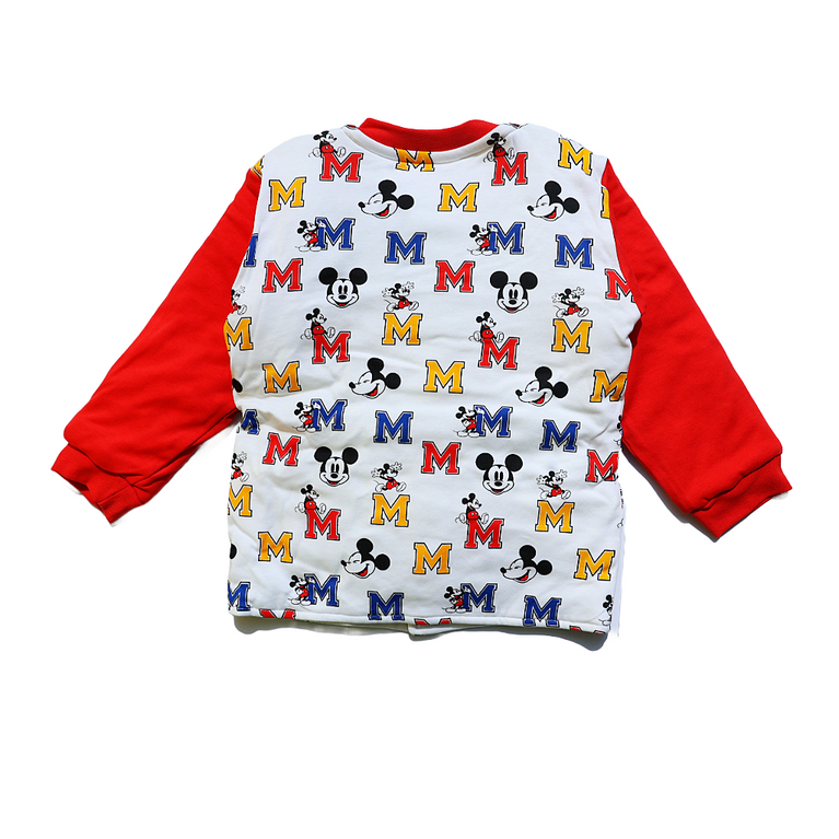 Doreme-Padded Full Sleeves Mickey Printed Winter Wear Set For Set