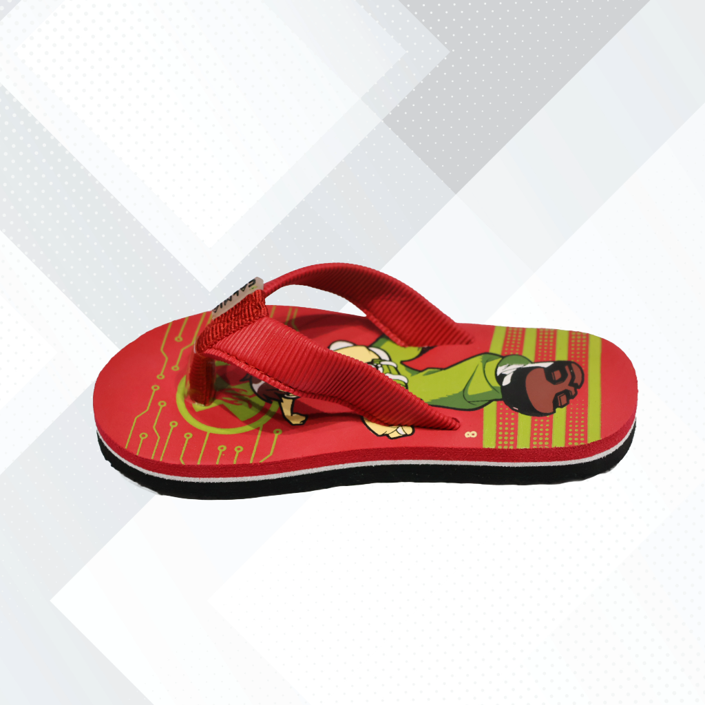 Kids Fun Ben10 Printed Flip Flops