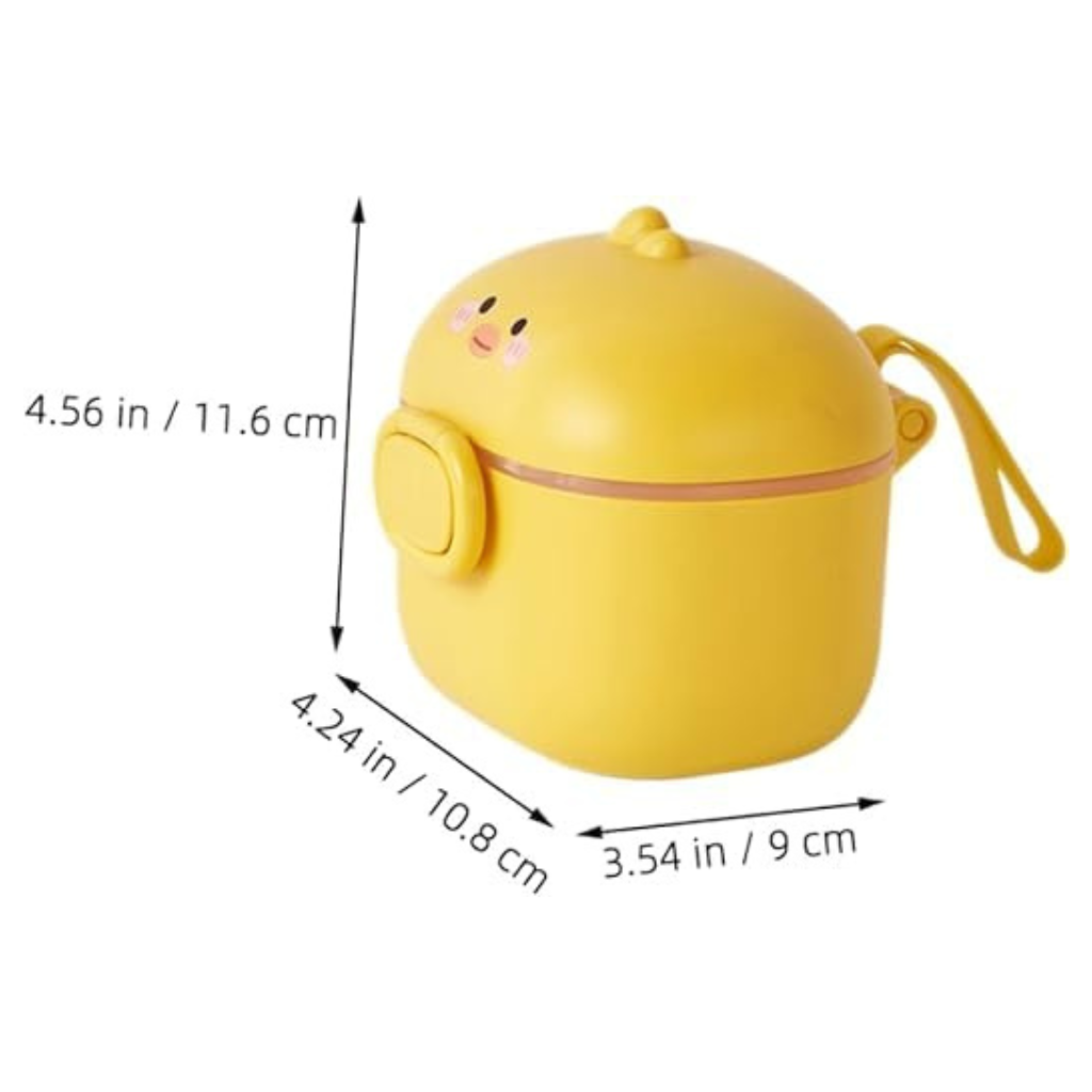 Nino's Baby Milk Box, Cute Light and Moisture-proof Milk Container