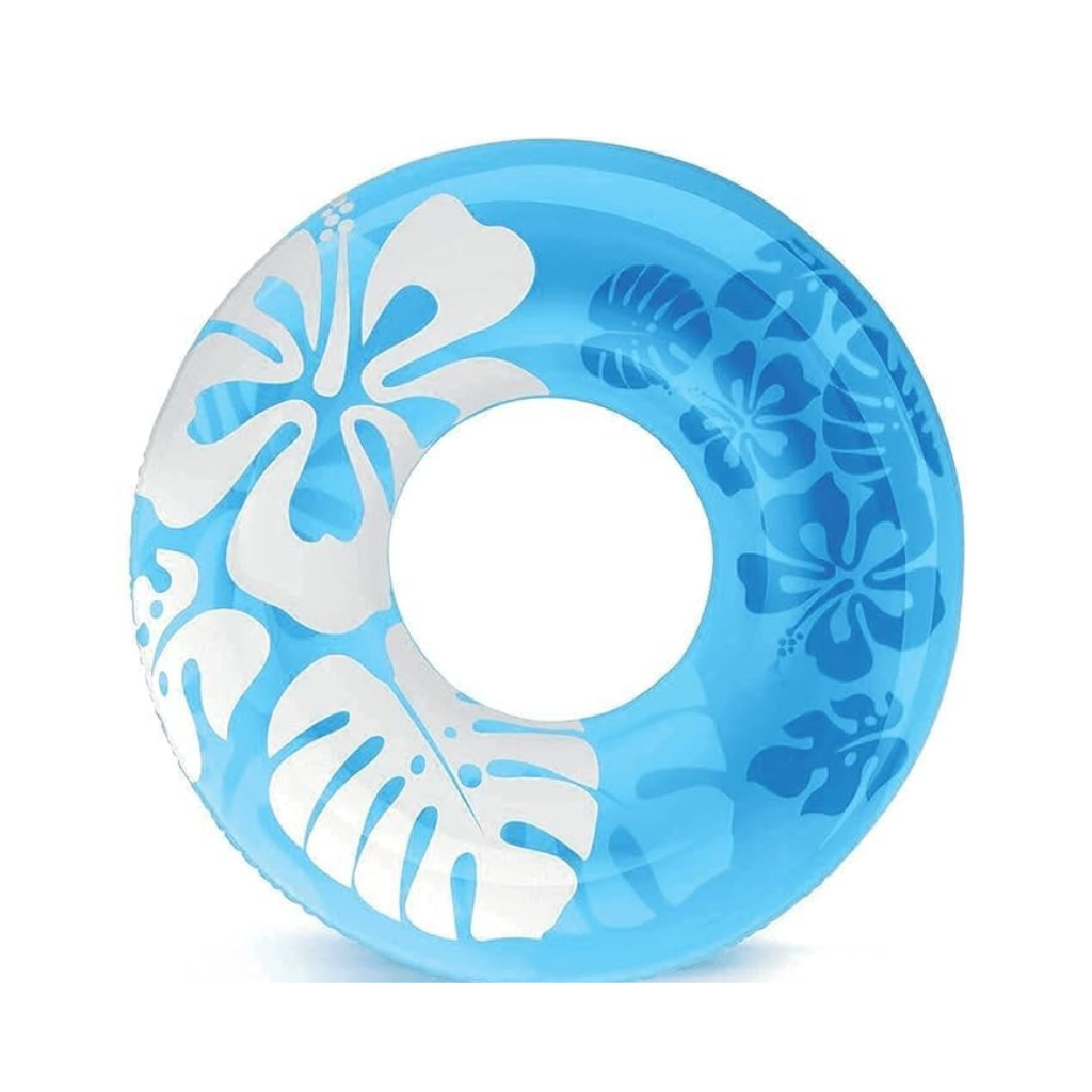 Colorful Transparent Inflatable Swimming Pool Tube Raft