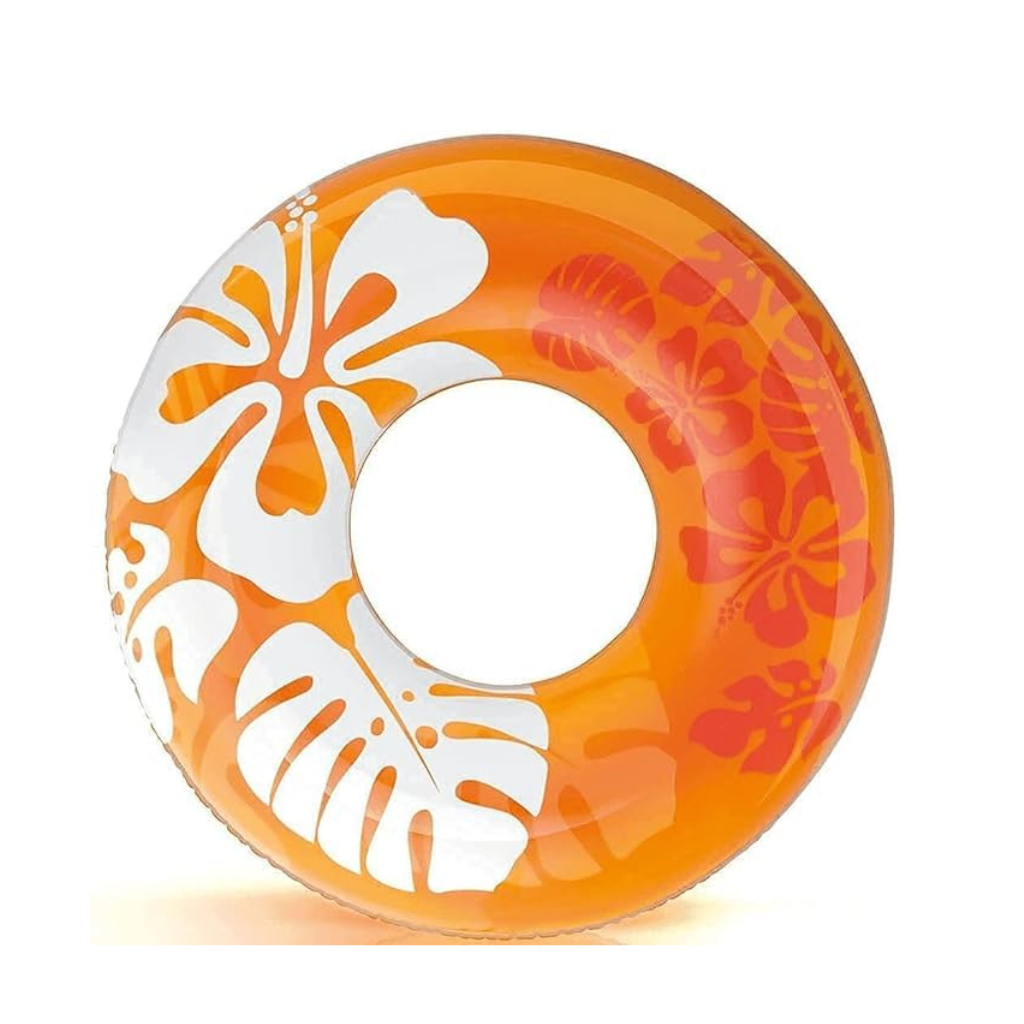 Colorful Transparent Inflatable Swimming Pool Tube Raft