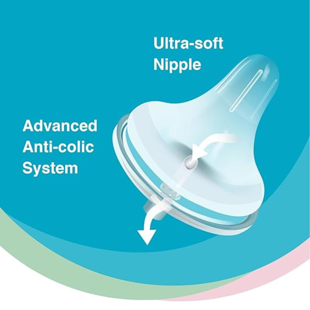 Vega Baby Wide Neck Natural Feel Nipple - 9M+