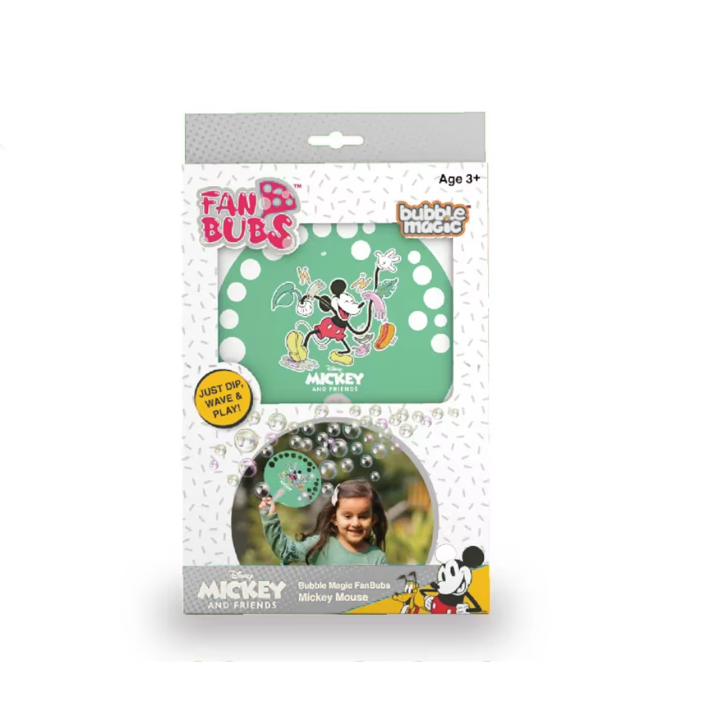 Bubble Magic Fan Bubs Mickey Mouse Theme For Kids 3+ years