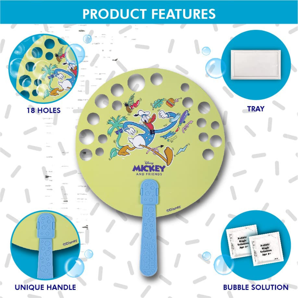 Bubble Magic Fan Bubs Donald Duck Theme For Kids 3+ years