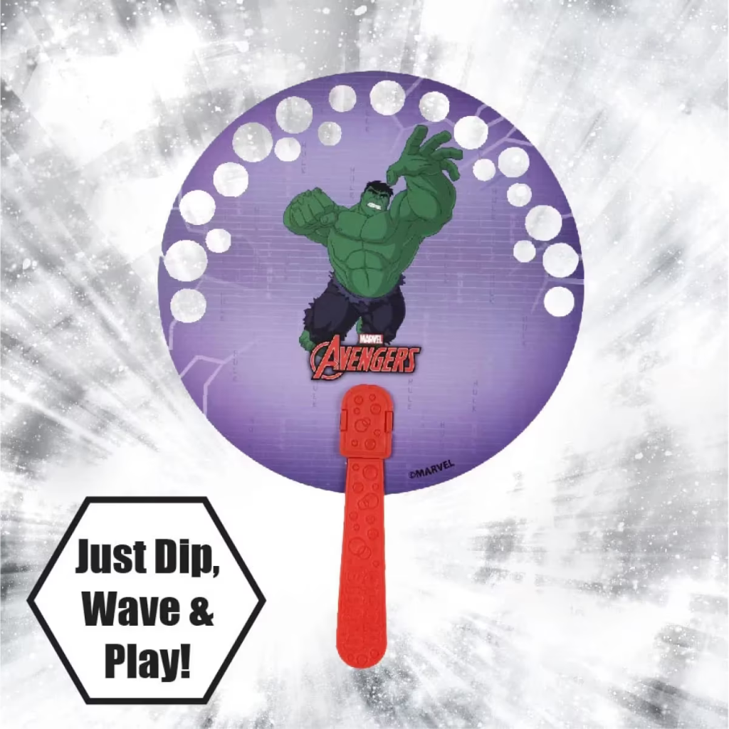 Bubble Magic Fan Bubs Hulk Theme For Kids 3+ years
