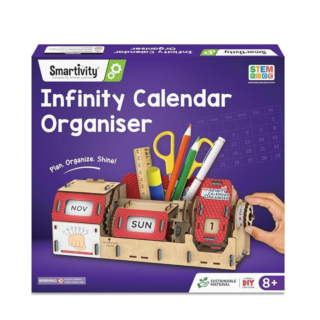 Smartivity DIY Infinity Calendar & Stationery Organizer | STEM Toy for Kids 8-14