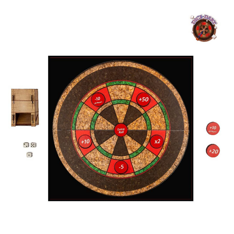 Magic4 Boy's and Girl's The Party Edition 4 in 1 Board Game - Multicolor, 5 Years and Above