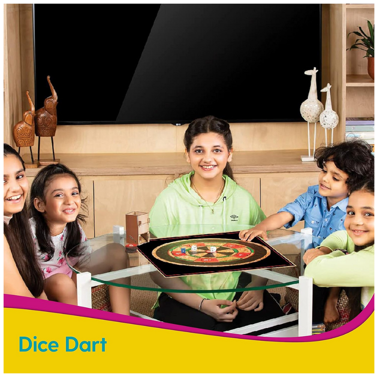 Magic4 Boy's and Girl's The Party Edition 4 in 1 Board Game - Multicolor, 5 Years and Above