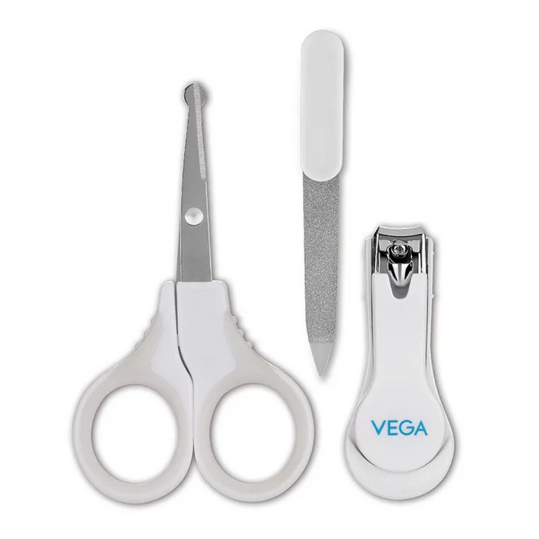 Vega BPA Free Baby & Mom Nail Scissors, Clipper & Filer Set|