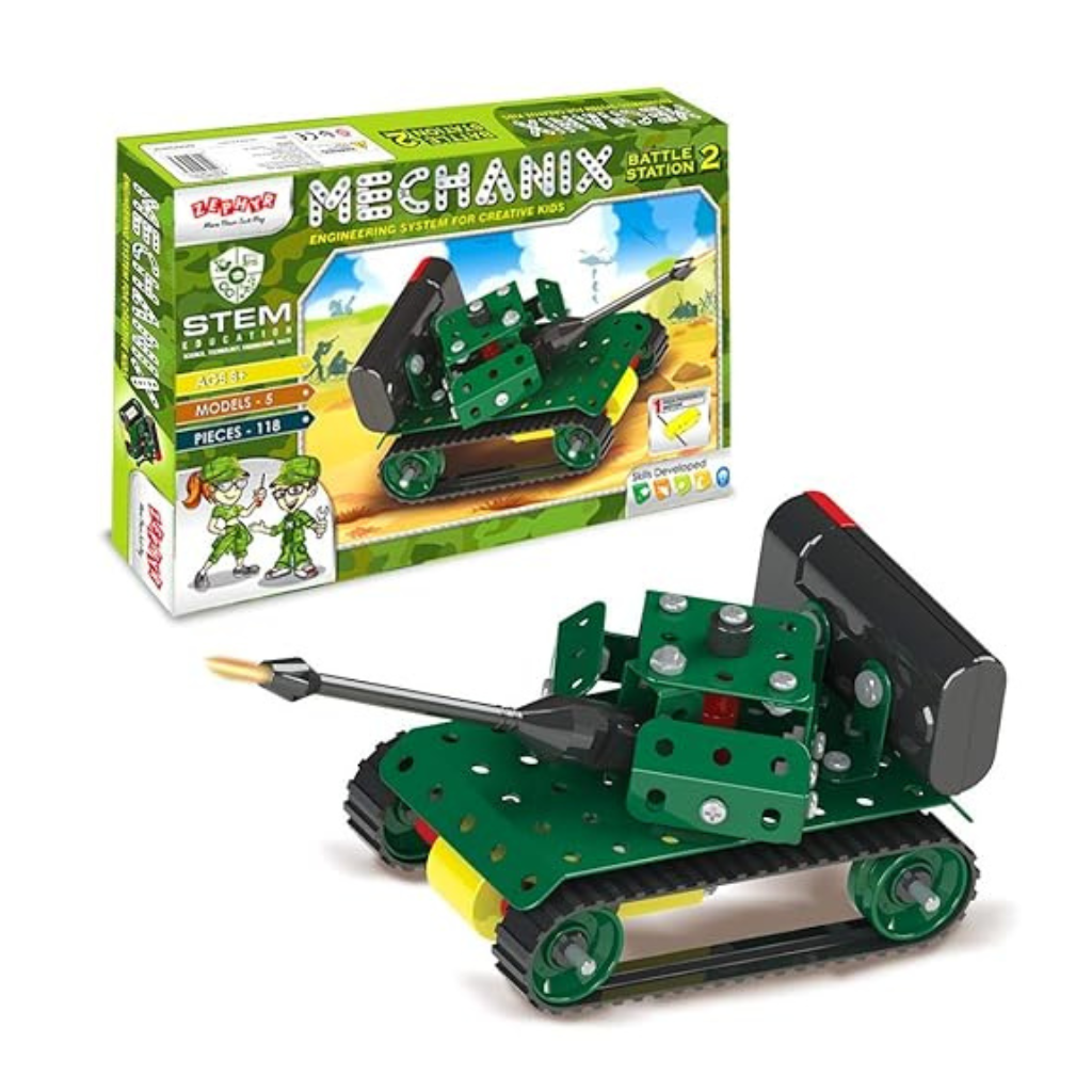 Mechanix Battle Station-2, STEM Toy, Building and Construction Set