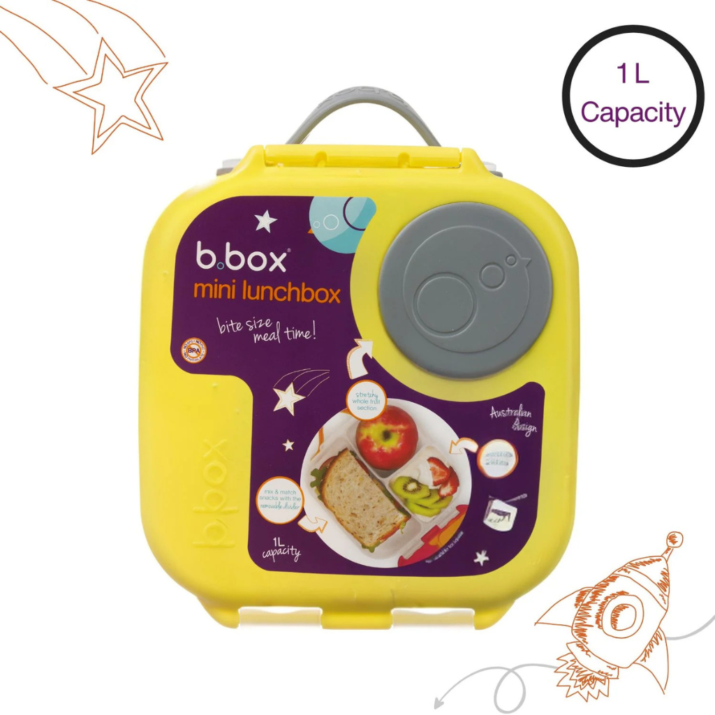 b.box Leakproof Bento Style Mini Lunchbox for Kids- A Handy Option for Kids 1L