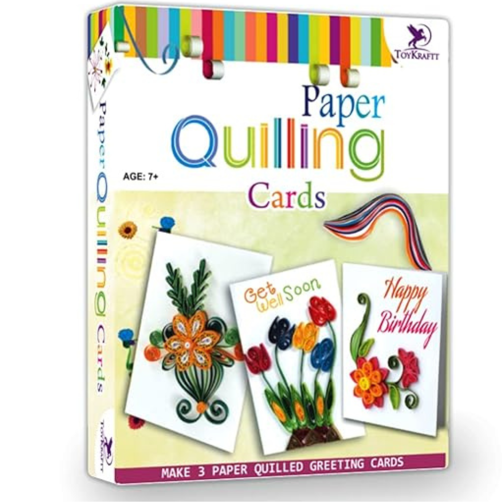 Toy Kraft Paper Quilling First Forays Kit - Multicolour