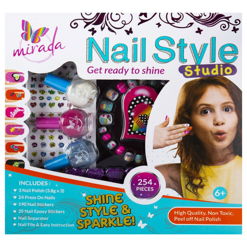 Mirada Nail Style Studio DIY Art & Craft Kits for Kids