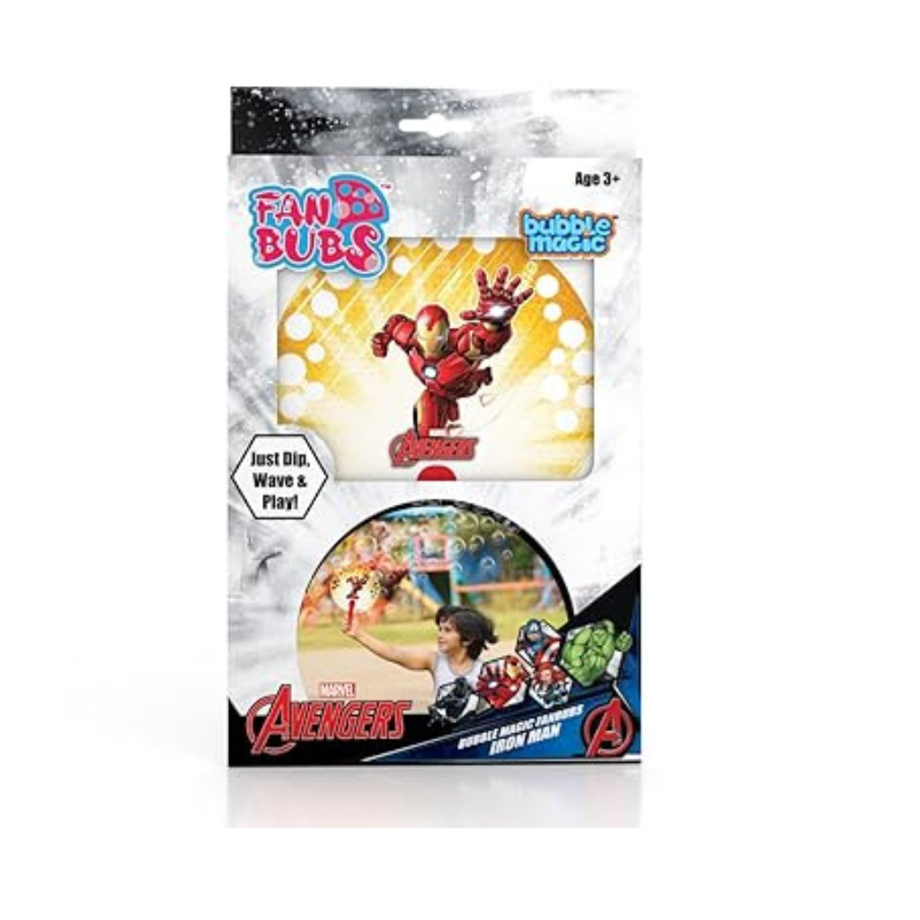 Bubble Magic FanBubs Ironman Theme For Kids 3+ years