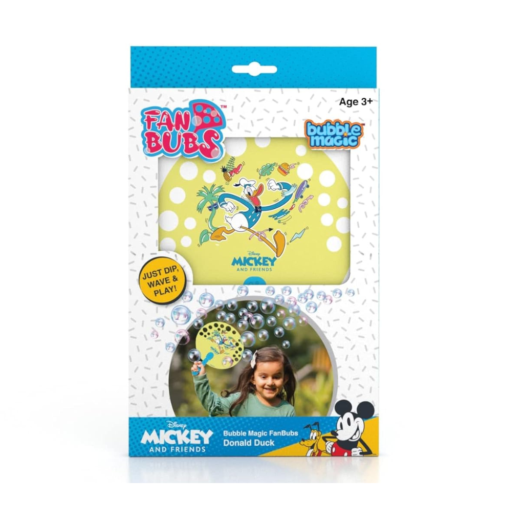 Bubble Magic Fan Bubs Donald Duck Theme For Kids 3+ years