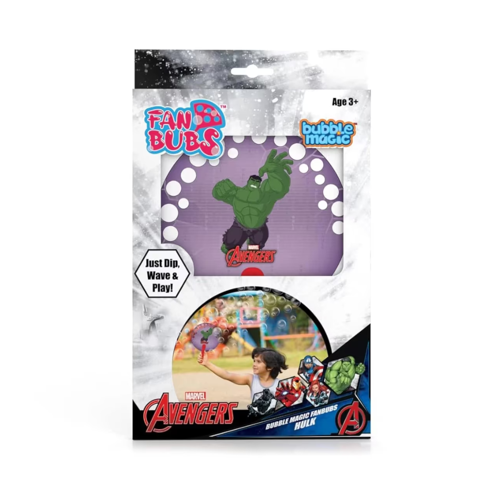 Bubble Magic Fan Bubs Hulk Theme For Kids 3+ years