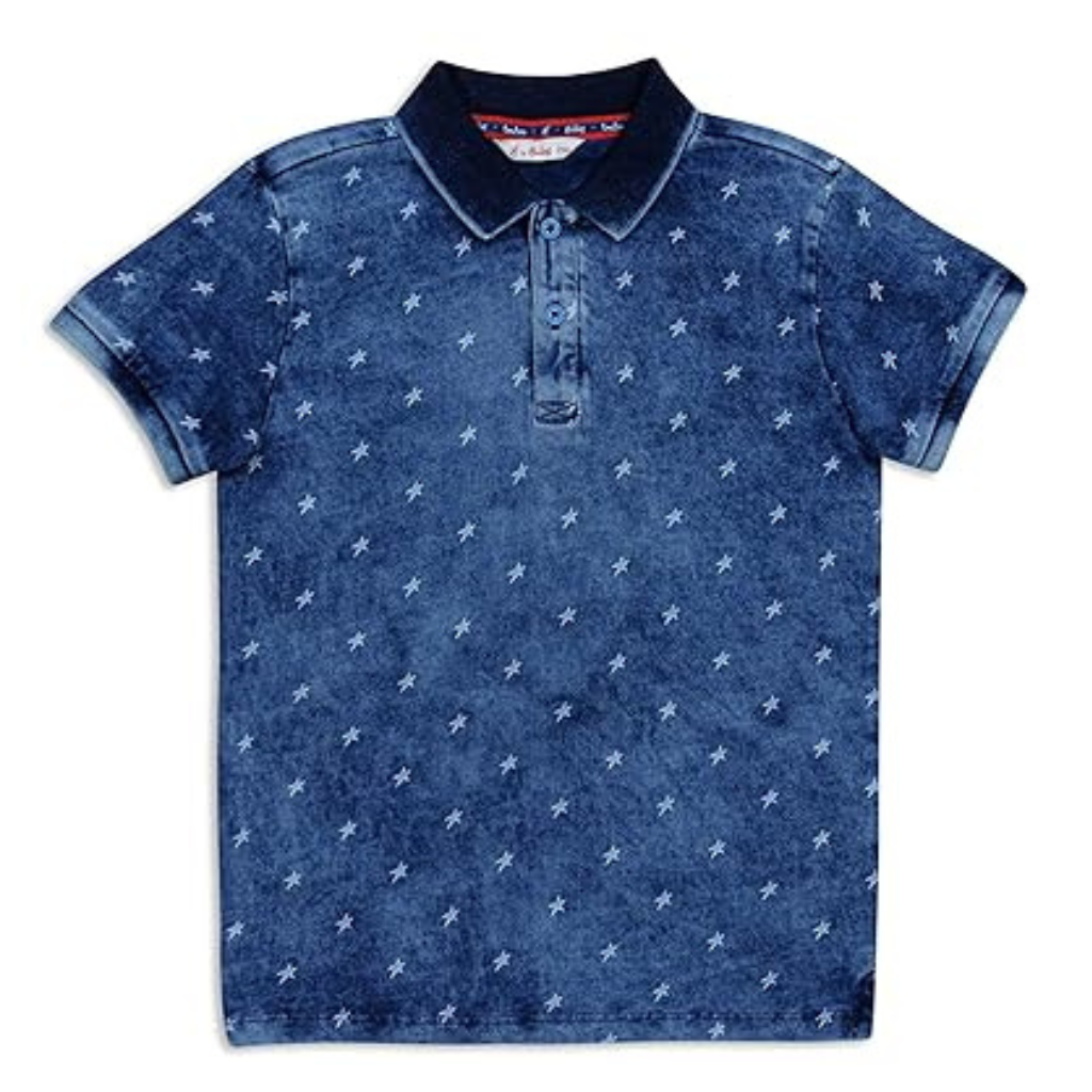 Hamleys Boys Printed Blue T-Shirt