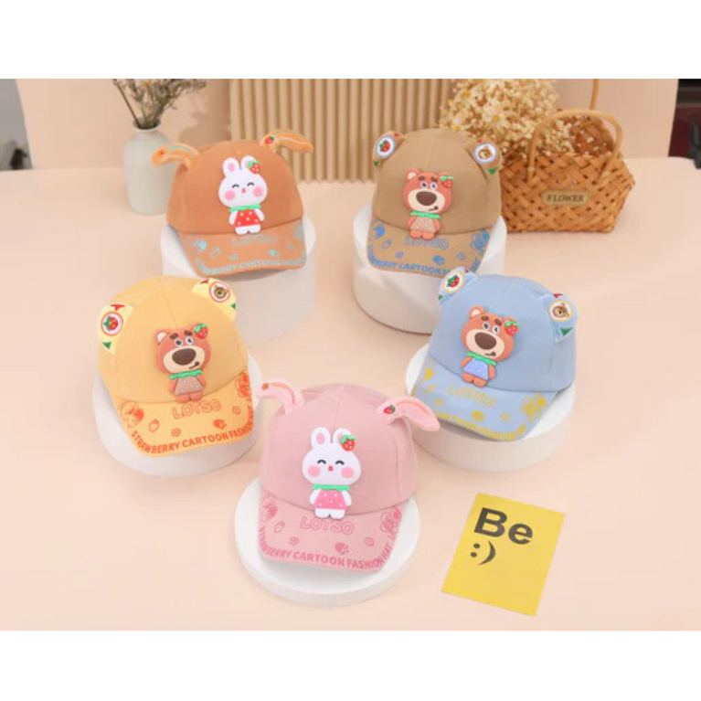Ninos- Lotso Strawberry Bear Fancy Kids Cap