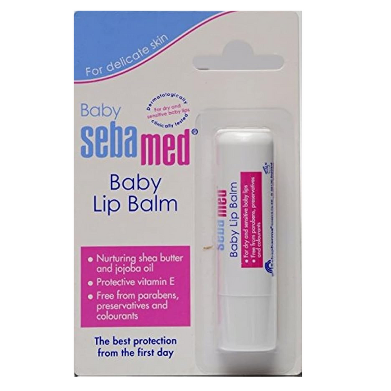 Sebamed Baby Lip Balm | Soft Baby Lips | With Shea butter, Jojoba Oil & Beeswax-4.8 gm