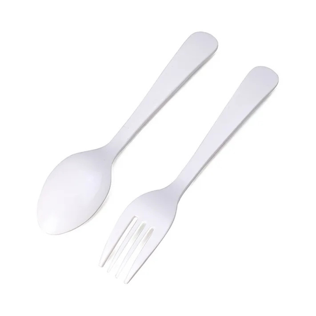 Servewell Trolls Theme Kids Fork and Spoon - Multicolour