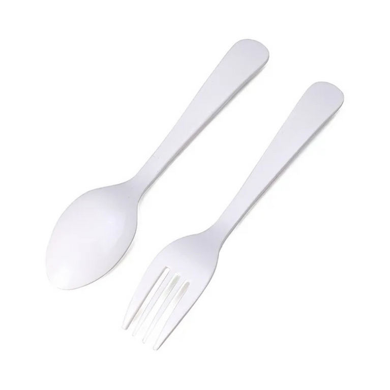 Servewell Mickey Theme Kids Fork and Spoon - Multicolour