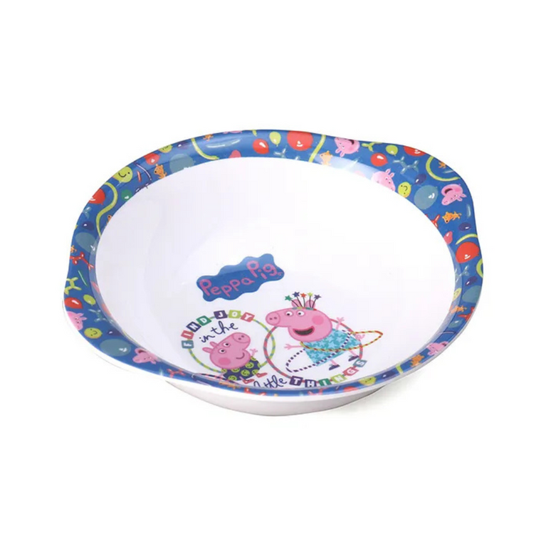 Servewell Feeding Bowl with Peppa Pig Theme - Multicolor