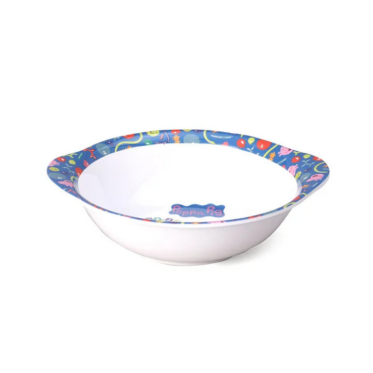 Servewell Feeding Bowl with Peppa Pig Theme - Multicolor