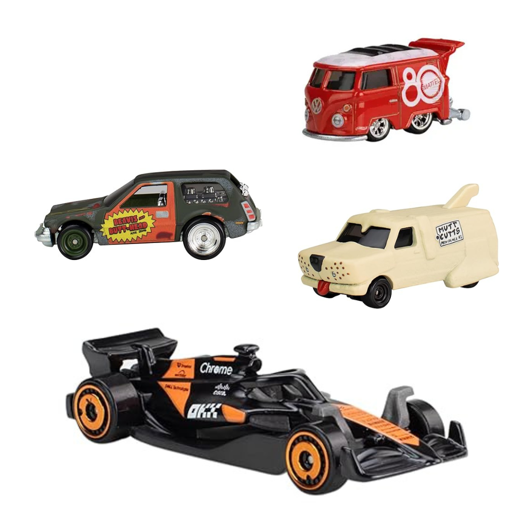HotWheels Formula 1 -Rakhi Special Gift Set of Formula 1 With Pop Culture Riders – Fun-Filled Toy Surprise Gift Box