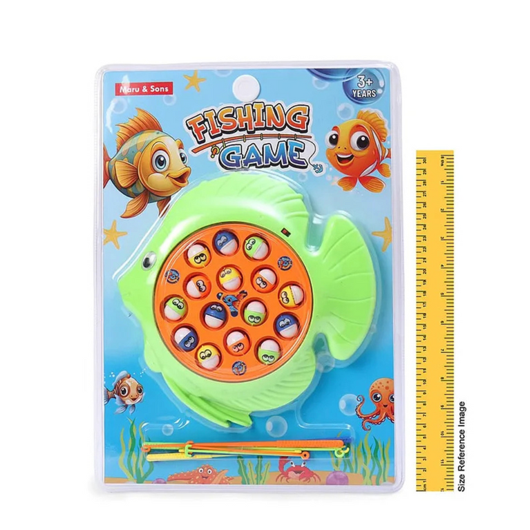 Maru & Sons Musical Fishing Game with Fishing Rod