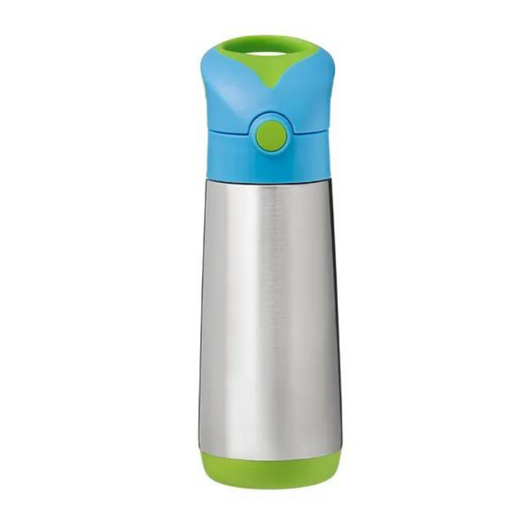 B box Insulated Sport Spout Drink Water Bottle 500ml Ocean Breeze Blue Green