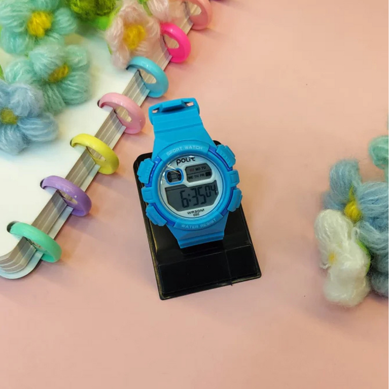 Multi Function Digital Kids Watches Waterproof LED Light Wristwatches