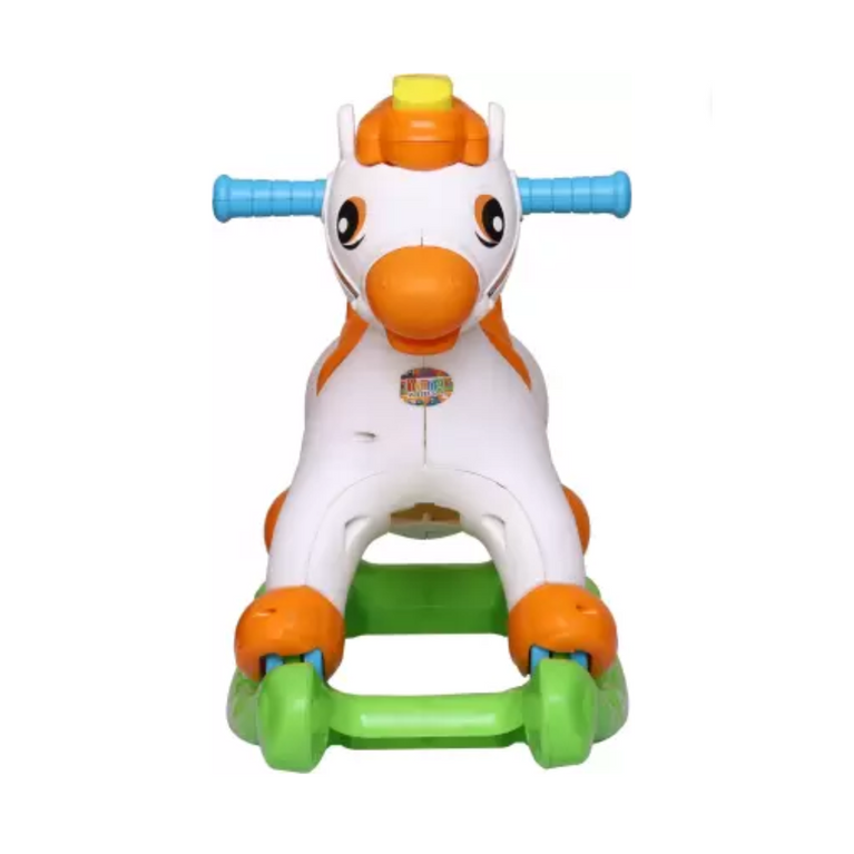 Young Wheels 3in1 Baby Horse Rocking Rider Toys, Horse kid Baby Rocker Indoors and Outdoors