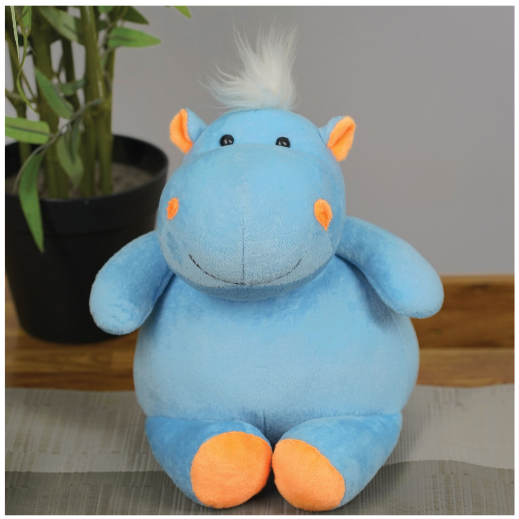 Winmagic- Furrendz Happy Hippo 10 Inch Plush Toy For Kids 1 Years and Above