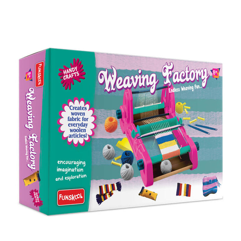 Funskool Creative Weaving Factory for Kids-Multicolor