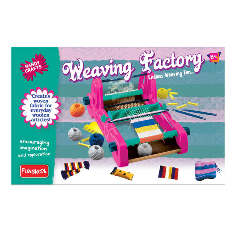 Funskool Creative Weaving Factory for Kids-Multicolor