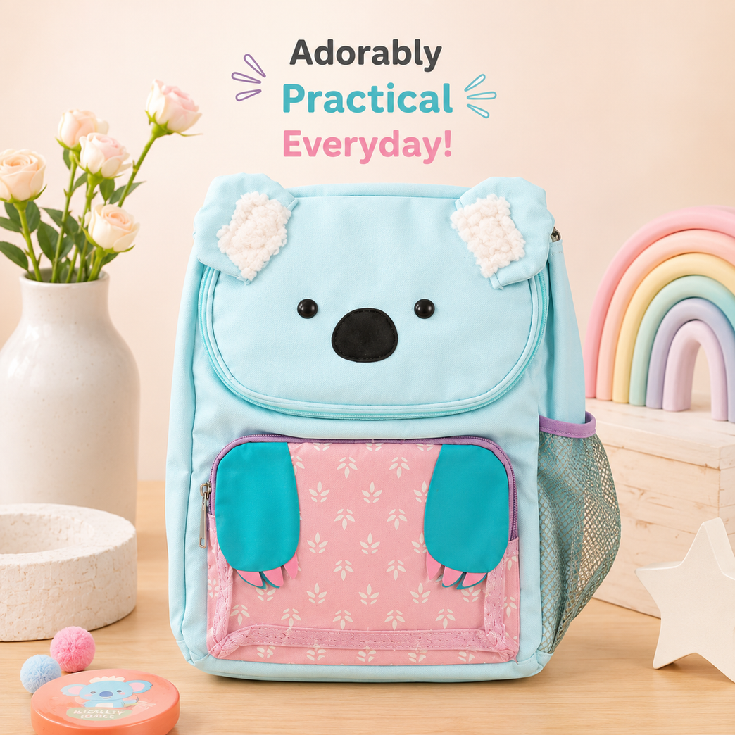 Koala Backpack | Toddler School Bag with 3D Ears