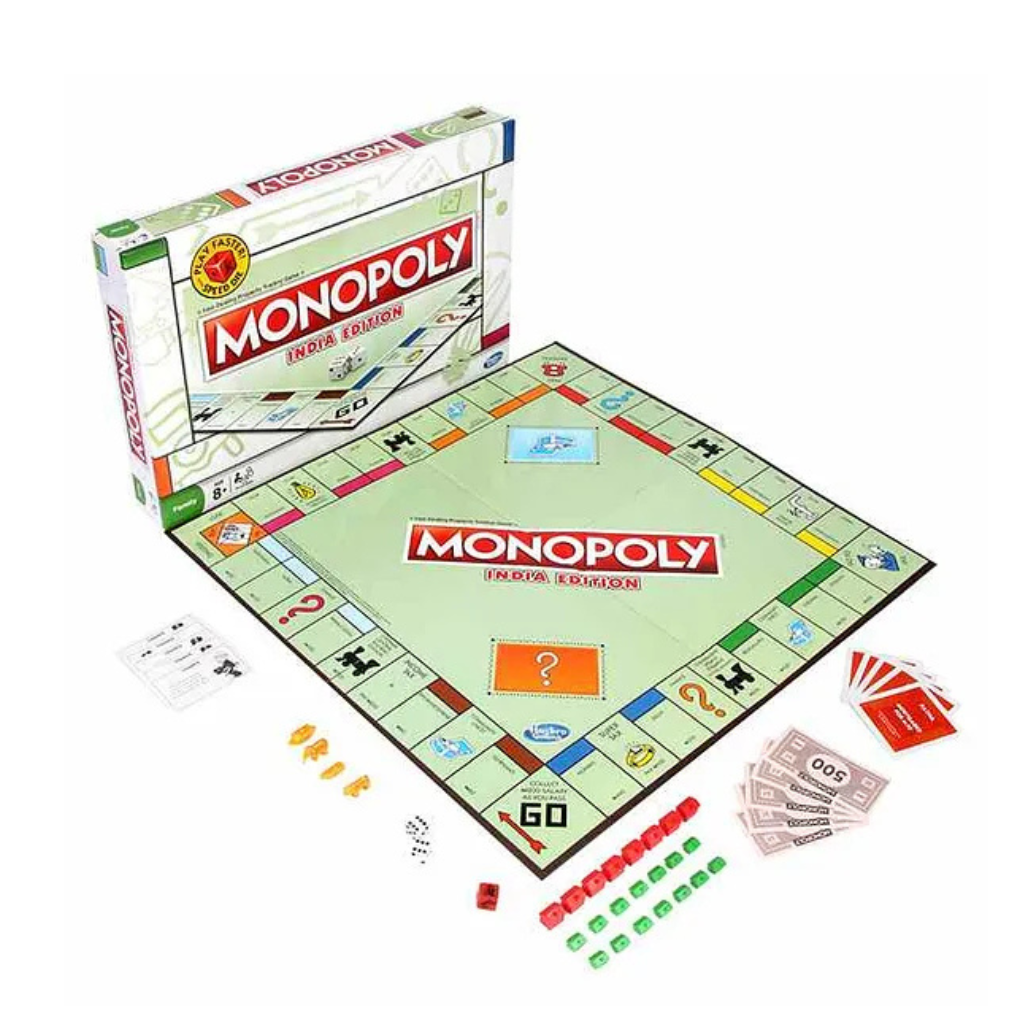 MONOPOLY India Edition Game, Board Game & Puzzles for Families and Friends, Toys for Kids