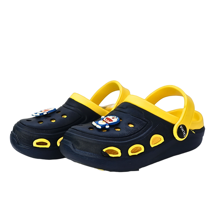 Cute Walk by Ninos Clogs with Doremon Applique