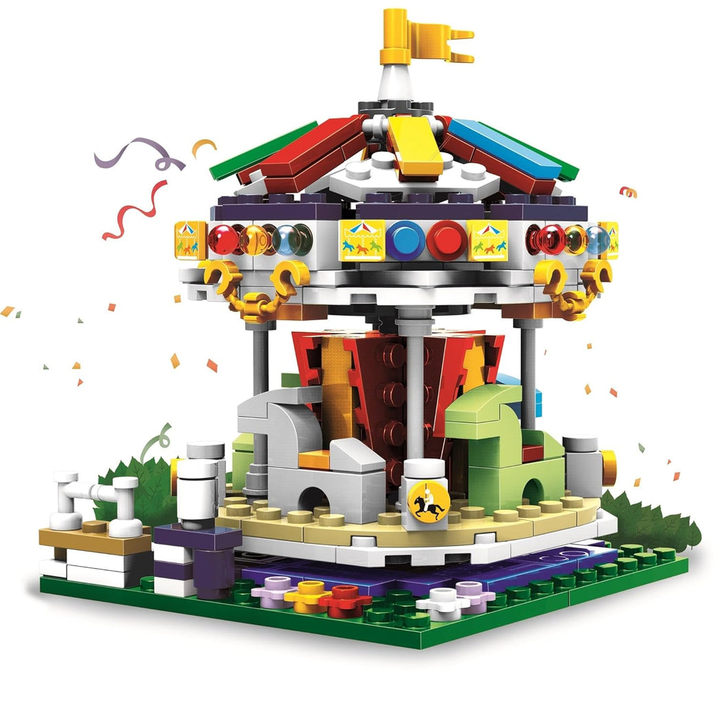 Playzu Merry Go Round Building Blocks Set (343 Pieces) – Aged 6+
