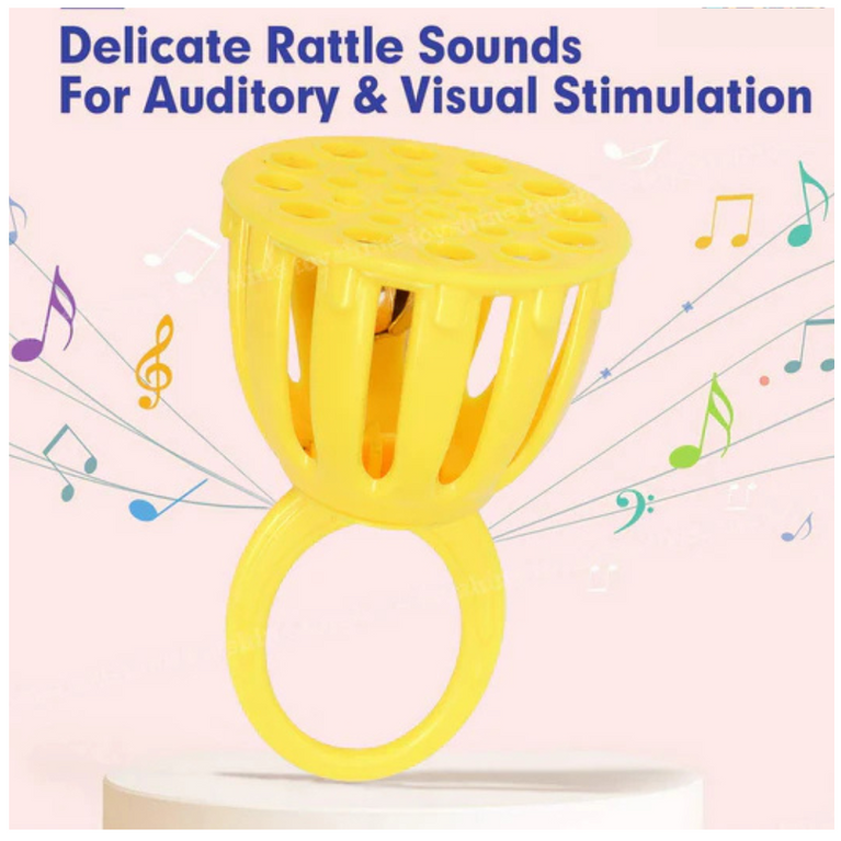 Awals Smart Bell Rattle Set for New Born Babies, Toy for Babies -Pack of 6