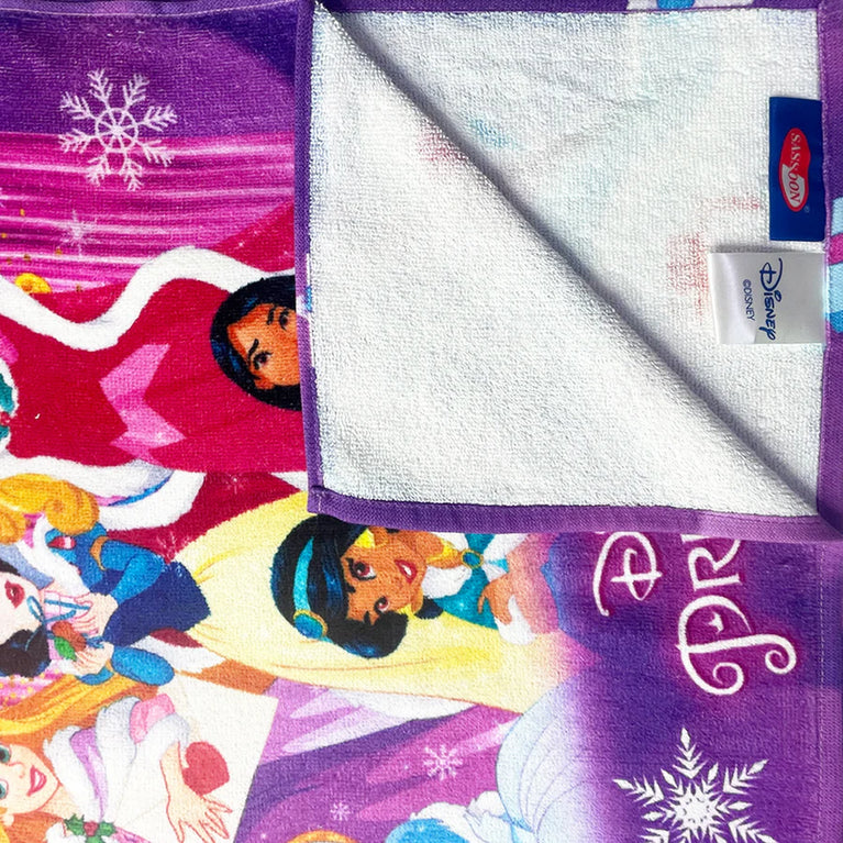 SASSOON Disney Princess Kids Hooded Poncho in 400 GSM