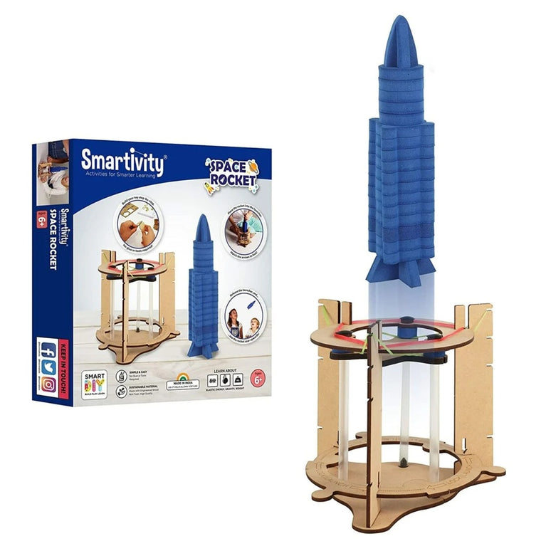 Smartivity Space Rocket STEM Toy – Build, Launch & Explore