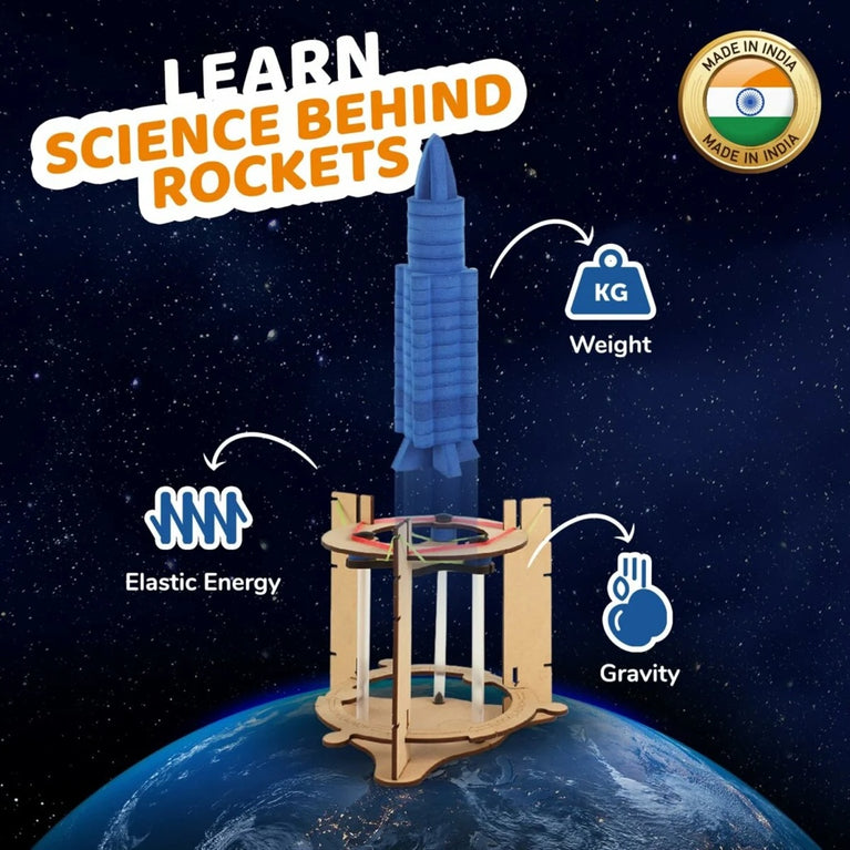 Smartivity Space Rocket STEM Toy – Build, Launch & Explore