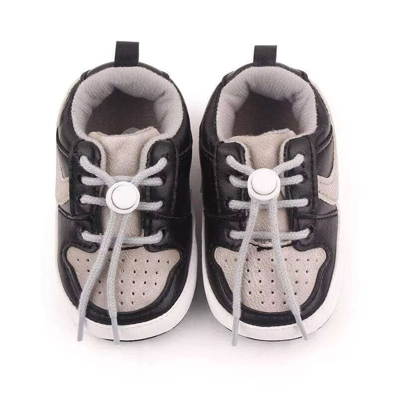 Baby Shoes for Girls and Boys, Anti-Slip Toddler Sneakers for First Walkers, Infant Crib Footwear