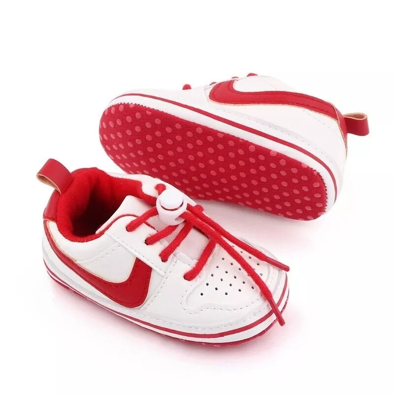 Baby Shoes for Girls and Boys, Anti-Slip Toddler Sneakers for First Walkers, Infant Crib Footwear