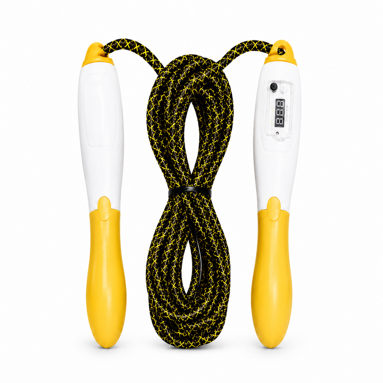 Counting Skipping Rope for Kids & Adults | Adjustable Fitness Jump Rope with Built-In Counter | Lightweight Exercise Rope for Cardio Workout