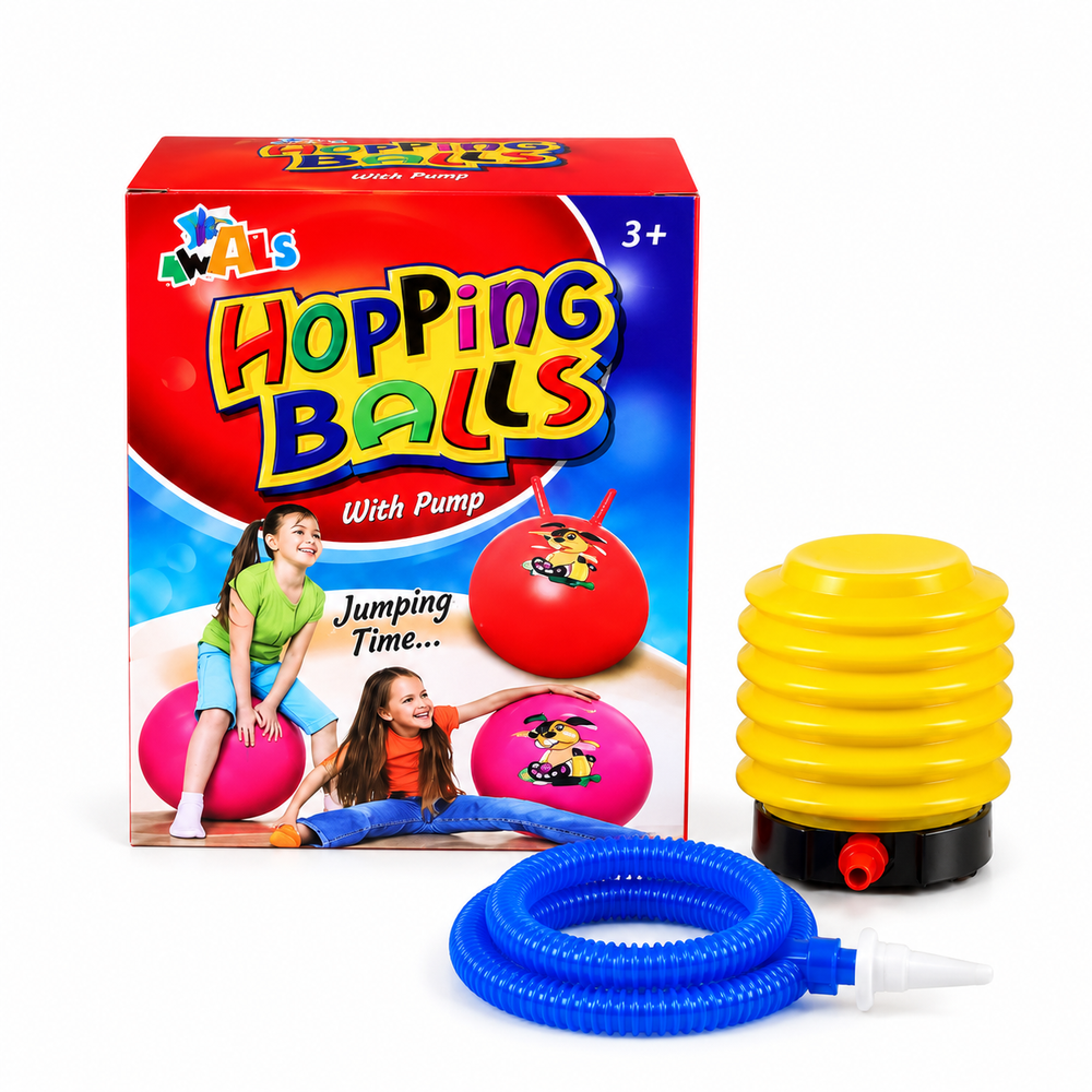Hopping Ball With Pump For Kids (3+ Years)