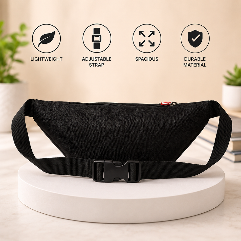 Marvel Superheroes Waist Bag for Kids | Avengers Comic Print Adjustable Fanny Pack