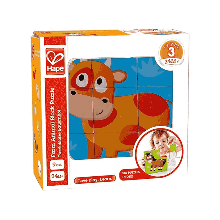 HAPE FARM ANIMAL BLOCK PUZZLE